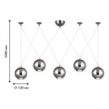 Подвесной светильник Favourite Giallo 1598-5P