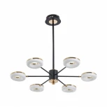 Потолочная люстра на штанге Arte Milano 277499/6 BK/GD (LED, 220V)