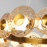 Подвесная люстра Favourite Claros 4641-16P (LED, 220V, на тросе, круглые)