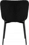 Стул обеденный Dobrin MILO (черные ножки, черный букле (UF992-12))