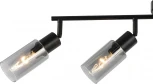 Настенно-потолочный спот на штанге Escada Sector 10172/4 Chrome 4x40Вт E14, металл/стекло, черный/дымчатый (220V)