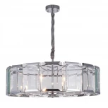 Подвесная люстра Divinare Ostin 1100/02 SP-8 (220V, хрусталь, на цепи)