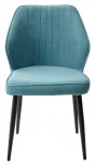 Стул VENA, цвет B15 Мята, велюр / черный каркас