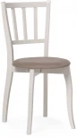 Деревянный стул Woodville Айра бежевый / молочный 528930