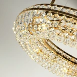 Подвесная люстра Favourite Monilibus 4015-8P (220V, хрусталь, на тросе, круглые)