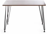 Стол STAR ЛДСП/металл, 110х70х75 см, сонома топ/черныеножки Tetchair 19241