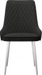 Стул 305 микровелюр K21 черный/ ножки белые Dikline 00-00062651