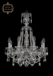 Подвесная люстра Art Classic 11.25 11.25.8.165.XL-62.Cr.Sp (220V, хрусталь, на цепи, подсвечник, свеча)
