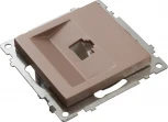 Розетка Ethernet RJ-45 (шампань) Stekker Катрин 39599