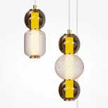 Подвесной светильник Maytoni Drop MOD273PL-L33G3K (LED, 220V, на проводе, шарики)