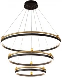 Подвесной светильник FERNANDO SP158W LED D400+600+800 BLACK/GOLD Crystal Lux
