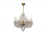 Подвесная люстра Favourite Simone 1736-8P (220V, хрусталь, на цепи, подсвечник, свеча)