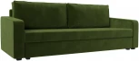 Диван прямой Лига-009 (Зеленый/Микровельвет) Лига Диванов арт.118051
