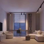 Трековый светильник светодиодный LGD-GELIOS-TUNE-4TR-R80-20W Day4000-MIX (BK, 20-60 deg) (Arlight, IP20 Металл) 039156 (220V)