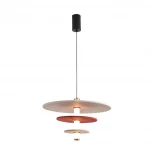 Подвесной светильник светодиодный Lumion Felta 8296/11AL черный/бежевый/бурый, металл/фетр/акрил LED 11W 3000K 220V (на проводе, круглые)