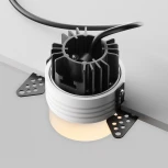 Точечный светильник под гипсокартон встраиваемый Maytoni Nude DL065-12W3K-TRS-W (LED, 220V, круглые)