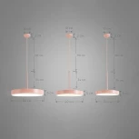 Подвесной светильник Wi-Fi Turna One D40 Pink By By ImperiumLoft Turna-One01 (LED, 220V, голосовое управление, умный дом - Алиса, на проводе, круглые)