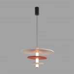 Подвесной светильник светодиодный Lumion Felta 8296/11AL черный/бежевый/бурый, металл/фетр/акрил LED 11W 3000K 220V (на проводе, круглые)