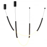 Подвесной светильник Odeon Light Monella 7149/24CL черный/акрил/металл IP20 LED 25W 1600Лм 3500K 300° 220V