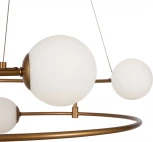 Подвесная люстра Maytoni Balance MOD317PL-04G (220V, на тросе, шарики)