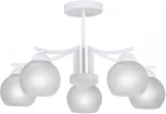 Потолочная люстра на штанге V4286-0/5PL Vitaluce (220V, шарики)