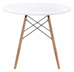 Стол Woodville Table 90 white / wood 15364
