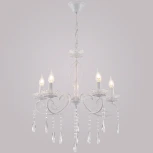 Подвесная люстра Reluce 04207-0.4-05 WH (220V, подвески, на цепи, подсвечник, свеча)