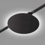 Трековый смарт-светильник для низковольтного шинопровода Novotech Easy 359475 черный с двумя режимами работы LED 6W 24V 3000-6000K (умный дом - Алиса, Tuya Smart, круглые)