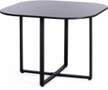 Комплект (стол, 4 стула) QUADRON (mod. PT14) Tetchair (МДФ,Металл,Велюр/Синий,Черный) арт. 21300