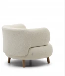 Кресло La Forma (ex Julia Grup) Luisa (Белый/ Бук,Пенополиуретан)