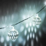 Гирлянда Eurosvet 400-003 хром перламутровый с эффектом мерцания