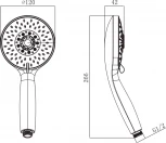 Душевая лейка Olive'S D155
