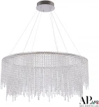 Подвесная люстра светодиодная APL LED Sicilia SH02.93.D.Ni.4000 (220V, хрусталь, на тросе)