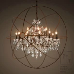 Подвесная люстра Loft It Foucaults Orb Crystal LOFT1897/15 подсвечник