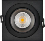 Встраиваемый светильник Donolux Periscope DL18621/01SQ Black Dim (LED, 220V, круглые)