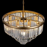 Подвесная люстра каскадная Loft IT Prism Clear 10019/600C (220V, хрусталь, на цепи)