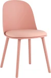 Стул Fog с подушкой пластик пыльно-розовый УТ000036898