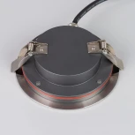 Встраиваемый светильник уличный ART-GROUND-SLIM-R130-9W Warm3000 (SL, 30 deg, 24V) (Arlight, IP67 Металл) 038165 (LED)