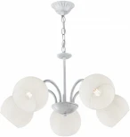 Подвесная люстра Arte Milano Amalfi-5010 335010/5 WT+SL (220V, на цепи)