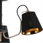 Потолочная люстра на штанге ILLUMICO IL6120-3COU-79 BK GD (220V)