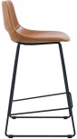 Барный стул La Forma (ex Julia Grup) Zahara (Коричневый,Черный/ Сталь,Металл,Пена) 81730