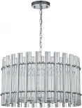 Подвесная люстра Violino V000308 (12025/7P Chrome) (220V, на цепи, круглые)