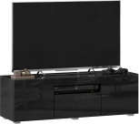 Тумба ТВ Бруклин, 1200 черный глянец, Любимый дом