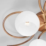 Потолочная люстра Eurosvet Alba 30144/6 античная бронза (220V, шарики)