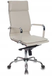 Кресло руководителя Бюрократ CH-993MB слоновая кость эко.кожа крестовина металл хром