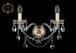 Бра Art Classic 10.25 10.25.2.165.Gd.Sp (220V, хрусталь, подвески, подсвечник, свеча)