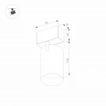 Трековый светильник магнитный Arlight 033425 (LED, 24V, круглые)