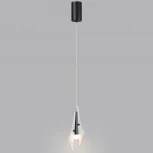 Подвесной светильник Odeon Light Afalina 5442/6LA черный/бел.матовый/металл/стекло/акрил LED 6W 3000K (220V, на проводе)