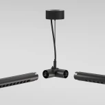 Набор подвеса угловой с вводом питания Elektrostandard Module System 85195/00 (черный) (48V, на тросе)