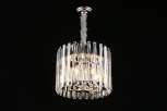 Подвесная люстра Aployt Verene APL.808.03.05 (220V, хрусталь, на цепи, свеча, круглые)